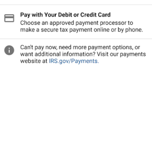 IRS2Go Screenshot №2